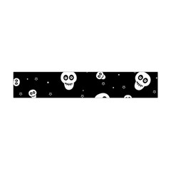 Skull Pattern Premium Plush Fleece Scarf (mini) by Ket1n9