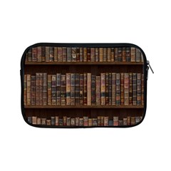 Old Bookshelf Orderly Antique Books Apple Ipad Mini Zipper Cases by Ravend