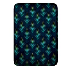 Peacock Texture 3d Pattern Peacock Texture Rectangular Glass Fridge Magnet (4 Pack) by Loisa77