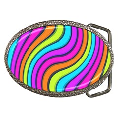 Swirl Twirl Design Pattern Waves Belt Buckles by Loisa77