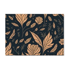 Background Pattern Leaves Texture Sticker A4 (10 Pack) by Loisa77