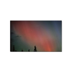 Aurora Borealis Alaska Sky Sticker (rectangular) by Perong