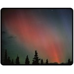 Aurora Borealis Alaska Sky Two Sides Fleece Blanket (Medium) 58.8 x47.4  Blanket Front