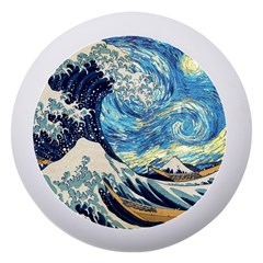 The Great Wave Of Kanagawa Painting Dento Box With Mirror by Perong