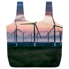 Wind Giants At Twilight Full Print Recycle Bag (xxxl) by Tellerarts