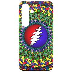 Grateful Dead Bear Pattern Samsung Galaxy S24 6 2 Inch Black Tpu Uv Case by Maspions