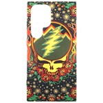 Grateful Dead Steal Your Face Deadhead Hippie Logo Music Samsung Galaxy S24 Ultra 6.9 Inch Black TPU UV Case Front