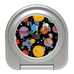 Space Galaxy Art Cute Art Travel Alarm Clock by Perong