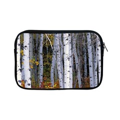 White Birch Trees Autumn Apple Ipad Mini Zipper Cases by Perong