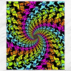 3d Grateful Dead 90 s Neon Dancing Bears Canvas 8  X 10  by Perong