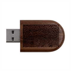 Drops Water Drops Trypophobia Wood Oval Usb Flash Drive