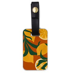 Lemon Citrus Fruit Summer Painting Drawing Luggage Tag (one Side) by Grandong