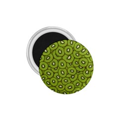 Kiwi Fruit Pattern Green Background 1 75  Magnets by Paksenen