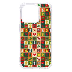 Template Christmas Pattern Iphone 14 Pro Tpu Uv Print Case by Proyonanggan