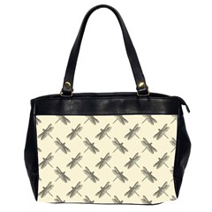 Dragonfy Insect Pattern Oversize Office Handbag (2 Sides) by Maspions