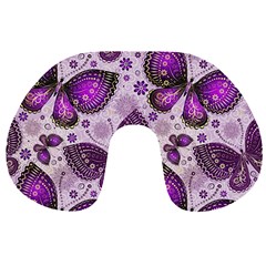 Butterflies Butterfly Insect Animal Nature Travel Neck Pillow by Maspions