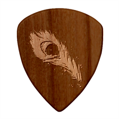 Shree Krishna, Feather, Lord, Rainbows Wood Guitar Pick (set Of 10) by kyorashop23