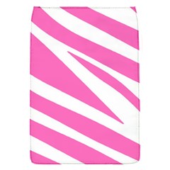 White Pink Stripes, Pattern Removable Flap Cover (s) by kyorashop23