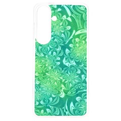 Retro Flower Pattern Design Batik Samsung Galaxy S24 6 2 Inch Tpu Uv Case by Posterlux