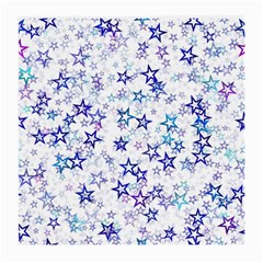 Christmas Stars Background Medium Glasses Cloth by Posterlux