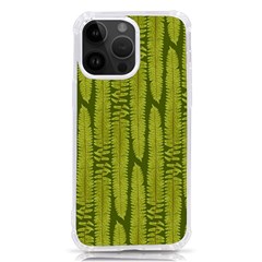 Fern Texture Nature Leaves Iphone 14 Pro Max Tpu Uv Print Case by Posterlux