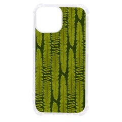 Fern Texture Nature Leaves Iphone 13 Mini Tpu Uv Print Case by Posterlux