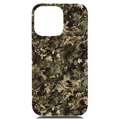 Camouflage Army Survival Uniform Iphone 14 Pro Max Black Uv Print Case by Posterlux