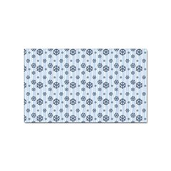 Snowflakes Winter Christmas Sticker Rectangular (10 Pack) by anzea