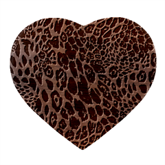 Leopard Skin Texture, Macro, Brown Heart Wood Jewelry Box