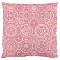 Pink Retro Texture With Circles, Retro Circles Background, 16  Baby Flannel Cushion Case (two Sides)