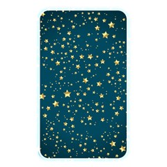 Star Golden Pattern Christmas Design White Gold Memory Card Reader (rectangular) by Apen