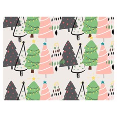 Christmas Trees Icons Premium Plush Fleece Blanket (extra Small) by Apen