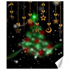 Christmas Star Jewellery Canvas 8  X 10  by anzea