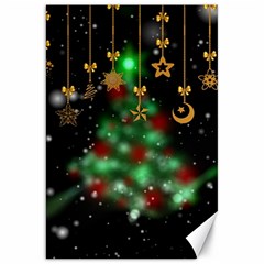 Christmas Star Jewellery Canvas 20  X 30  by anzea