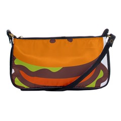 Hamburger Shoulder Clutch Bag by anzea