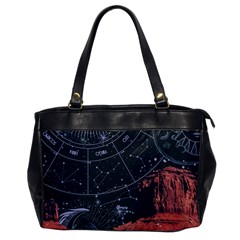 Astrology Surreal Surrealism Trippy Visual Art Oversize Office Handbag by Bedest