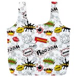 Pattern Seamless Texture Cartoon Full Print Recycle Bag (XXXL) Front