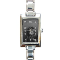 Feel Of Music Rectangle Italian Charm Watch