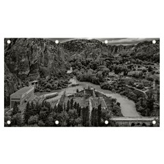 Florentino Ameghino Dam, Chubut, Argentina Banner And Sign 7  X 4  by dflcprintsclothing