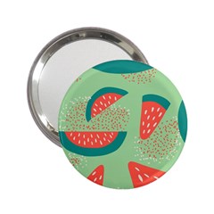 Watermelon Dots Summer Pattern 2 25  Handbag Mirrors by Bedest