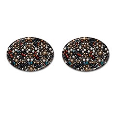 Pearls And Stones Cufflinks (oval) by dedoma