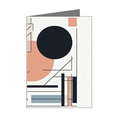 Abstract Architecture Mini Greeting Card by Bedest