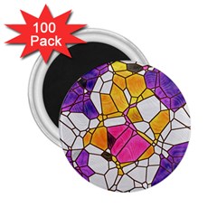 Architecture Glass Abstract Pattern 2 25  Magnets (100 Pack)  by Bedest