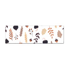 Autumn Seamless Leaves Pattern  Sticker (bumper) by Safari