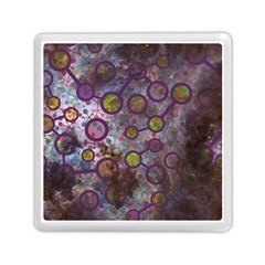 Abstract Molecular Space Art Memory Card Reader (square) by ExtraAwesomeSauce