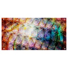 Cosmic Owls Pattern Banner And Sign 8  X 4  by ExtraAwesomeSauce