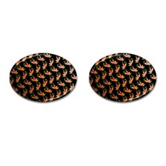 Regal Eagle Pattern Cufflinks (oval) by ExtraAwesomeSauce