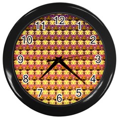 Gradient Lion Head Pattern Wall Clock (black) by ExtraAwesomeSauce