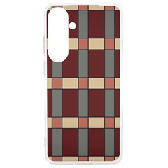 Modern Art Geometric Pattern In Red Hues Samsung Galaxy S24 Ultra 6 9 Inch Tpu Uv Case by ExtraGoodSauce