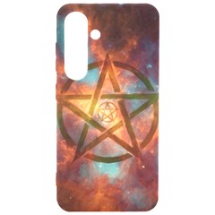 Enchanted Nebula Pentagram Art Samsung Galaxy S24 6 2 Inch Black Tpu Uv Case by ExtraAwesomeSauce